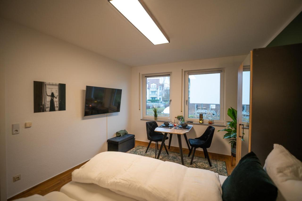 Luxuriöses Studioapartment - Netflix&Küche Magdeburg Dış mekan fotoğraf