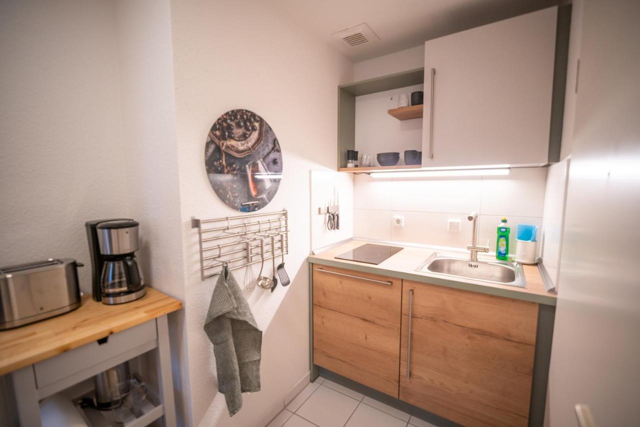 Luxuriöses Studioapartment - Netflix&Küche Magdeburg Dış mekan fotoğraf